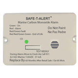 Safe-T-Alert 62 Series Carbon Monoxide Alarm w/Relay - 12V - 62-542-Marine-RLY-NC - Flush Mount - White [62-542-MARINE-RLY-NC] - Life Raft Professionals