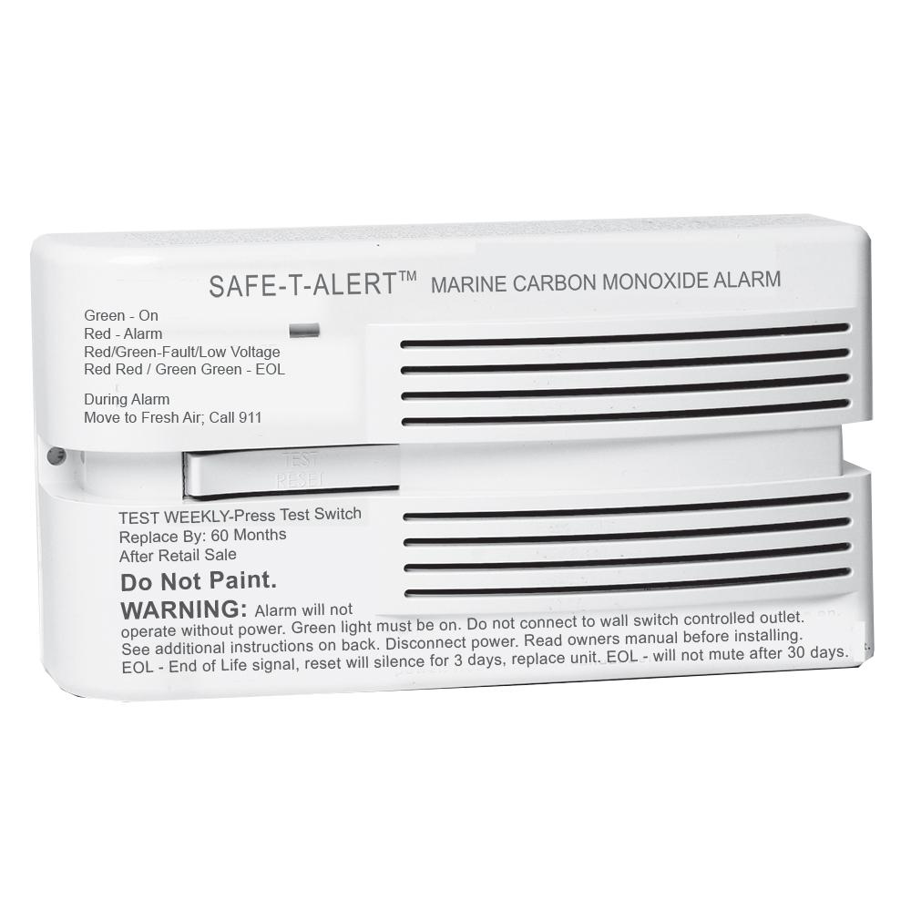 Safe-T-Alert 65 Series Marine Carbon Monoxide Alarm 12V - Surface Mount - White [M-65-541] - Life Raft Professionals