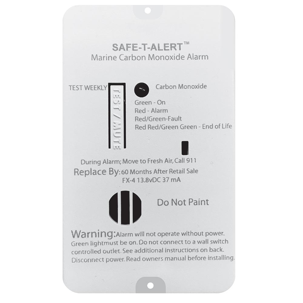 Safe-T-Alert FX-4 Carbon Monoxide Alarm [FX-4] - Life Raft Professionals