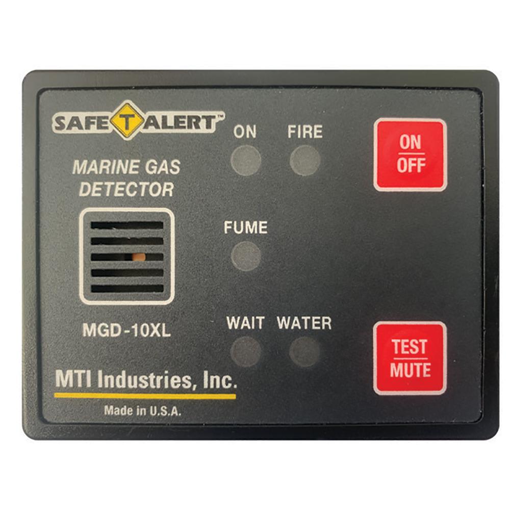 Safe-T-Alert Gas Vapor Alarm Fume, Fire, Bilge Water - Black Surface Mount [MGD-10XL] - Life Raft Professionals
