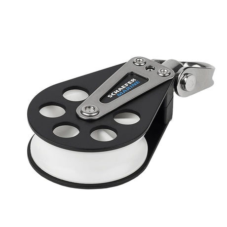 Schaefer Single Aluminum Block - 60mm Sheave - Life Raft Professionals