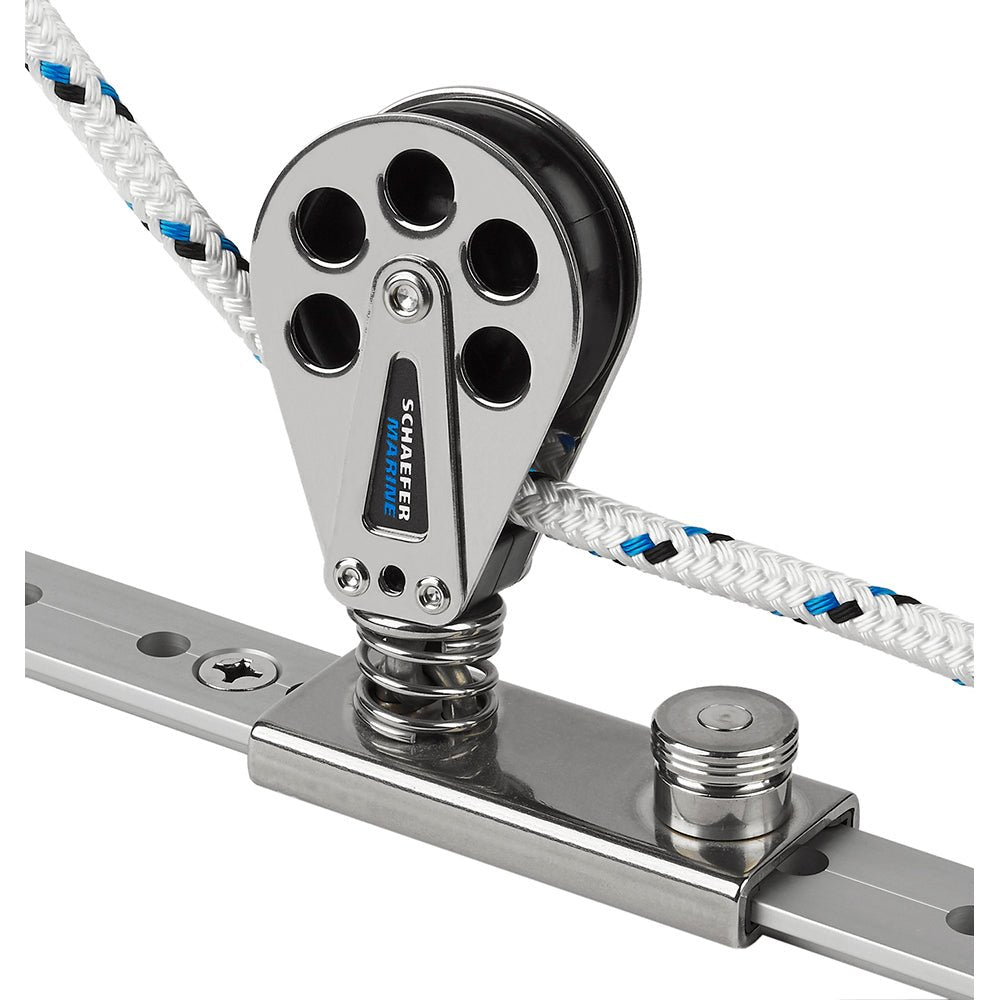 Schaefer Spring Loaded/Lined Slide/Stainless Steel f/1-1/4" T-Track - Life Raft Professionals