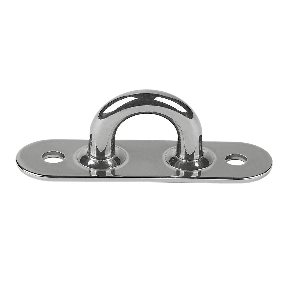 Schaefer Stainless Steel Welded Pad Eye - 2-1/4"L x 5/8"W - Life Raft Professionals