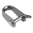Schaefer Stamped "D" Shackle - 1/4" - Life Raft Professionals