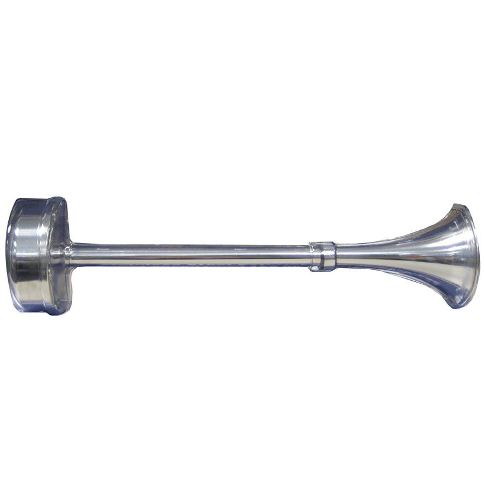 Schmitt Ongaro Standard Single Trumpet Horn -12V- Stainless Exterior - Life Raft Professionals