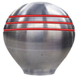 Schmitt Ongaro Throttle Knob - 1-" - Red Grooves - Life Raft Professionals