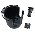 Scotty 311 Drink Holder w/Bulkhead/Gunnel Mount & Rod Holder Post Mount - Black - Life Raft Professionals