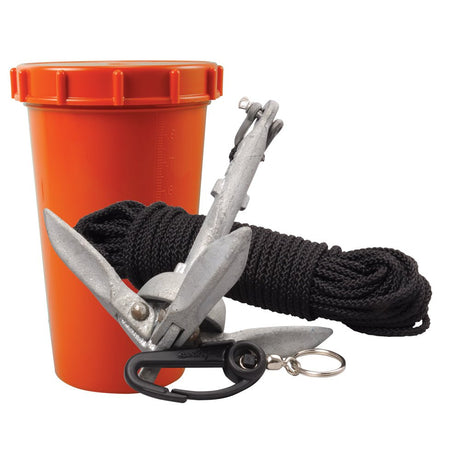 Scotty Anchor Kit - 1.5lbs Anchor & 50' Nylon Line - Life Raft Professionals