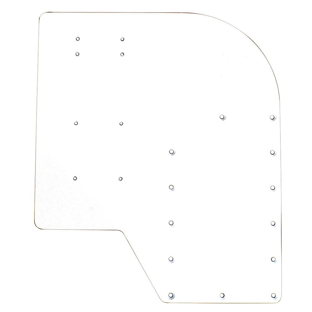 Sea Brackets Large Offset Trolling Motor Plate - Life Raft Professionals
