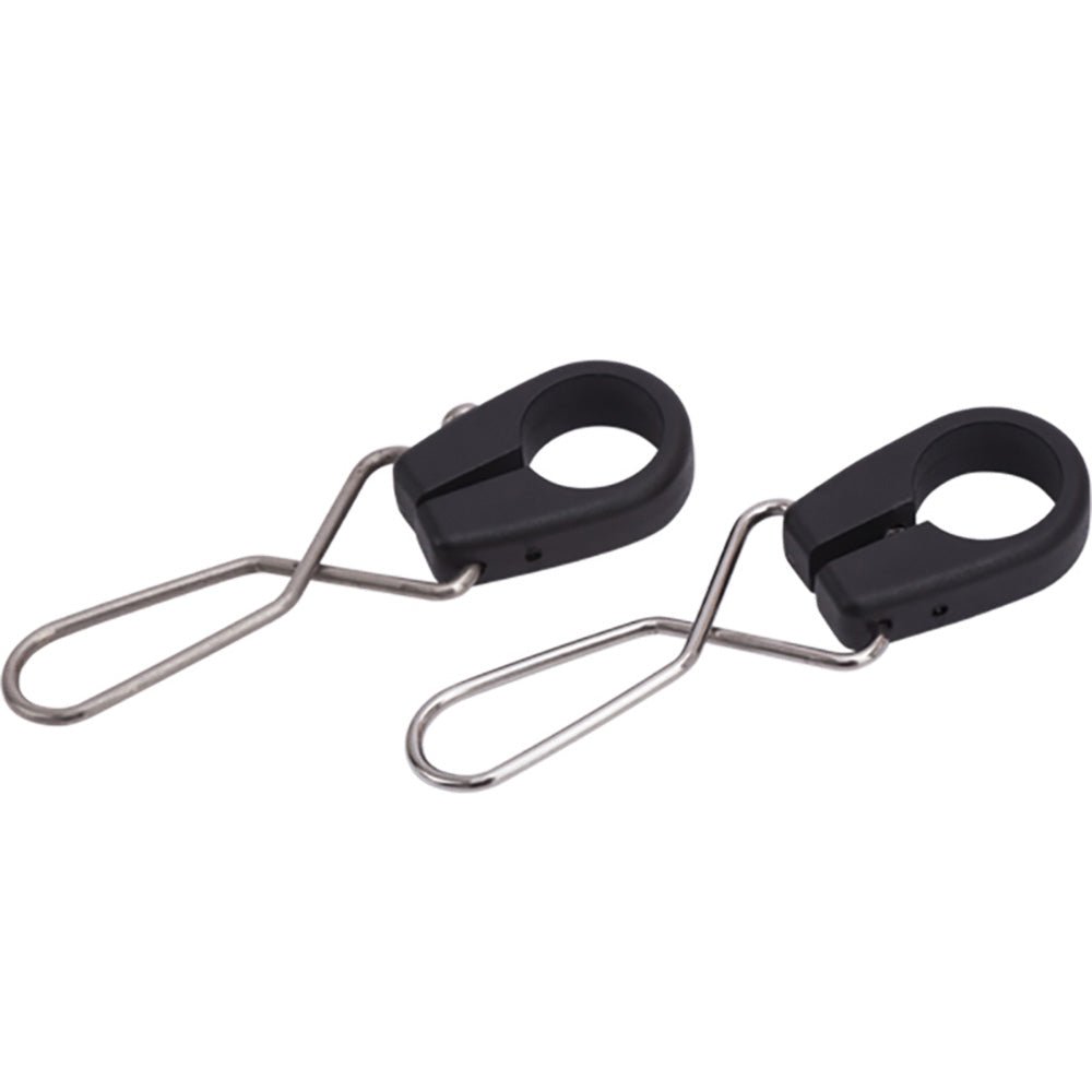 Sea-Dog Nylon Flagpole Pennant Mounts Stainless Clips - Pair - Life Raft Professionals