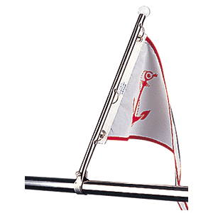 Sea-Dog Stainless Steel Pulpit Flagpole - Life Raft Professionals