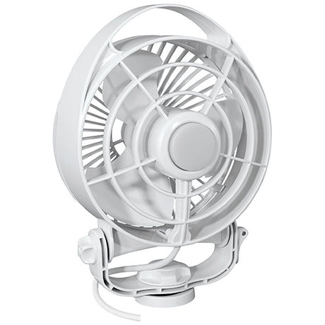 SEEKR by Caframo Maestro 12V 3-Speed 6" Marine Fan w/LED Light - White - Life Raft Professionals