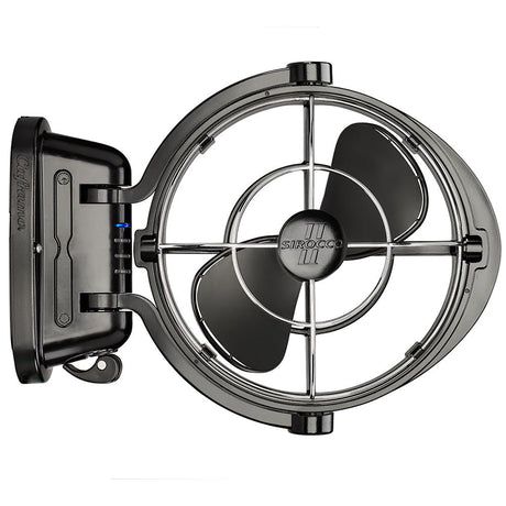 SEEKR by Caframo Sirocco II 3-Speed 7" Gimbal Fan - Black - 12-24V - Life Raft Professionals