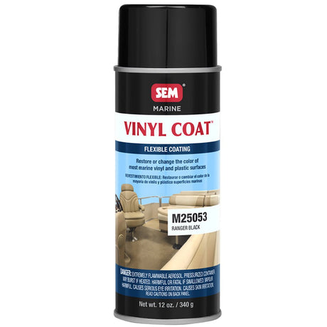 SEM Vinyl Coat - Ranger Black - 12oz - Life Raft Professionals