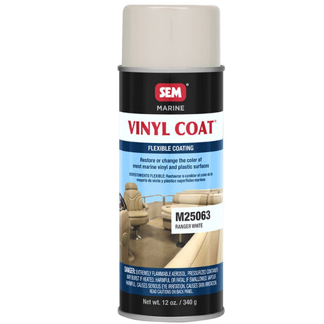 SEM Vinyl Coat - Ranger White - 12oz - Life Raft Professionals