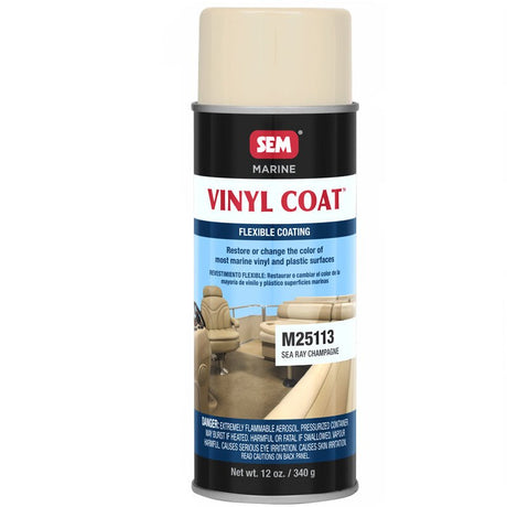 SEM Vinyl Coat - Sea Ray Champagne - 12oz - Life Raft Professionals