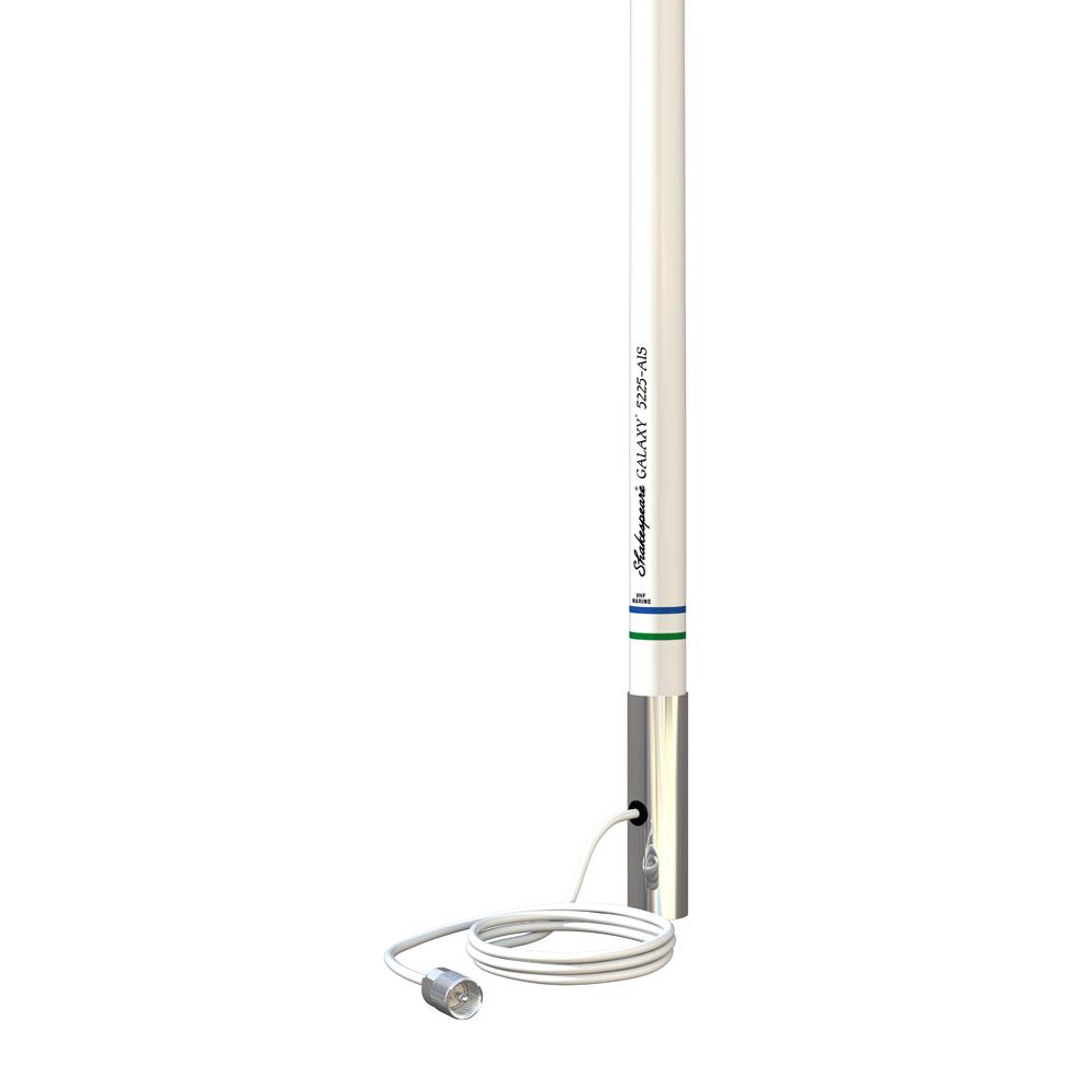 Shakespeare AIS 8' Galaxy Antenna - VHF/AIS - 6dB Stainless Steel Ferrule [5225-AIS] - Life Raft Professionals