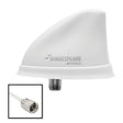 Shakespeare Dorsal Antenna White Low Profile 26 RGB Cable w/PL-259 - Life Raft Professionals