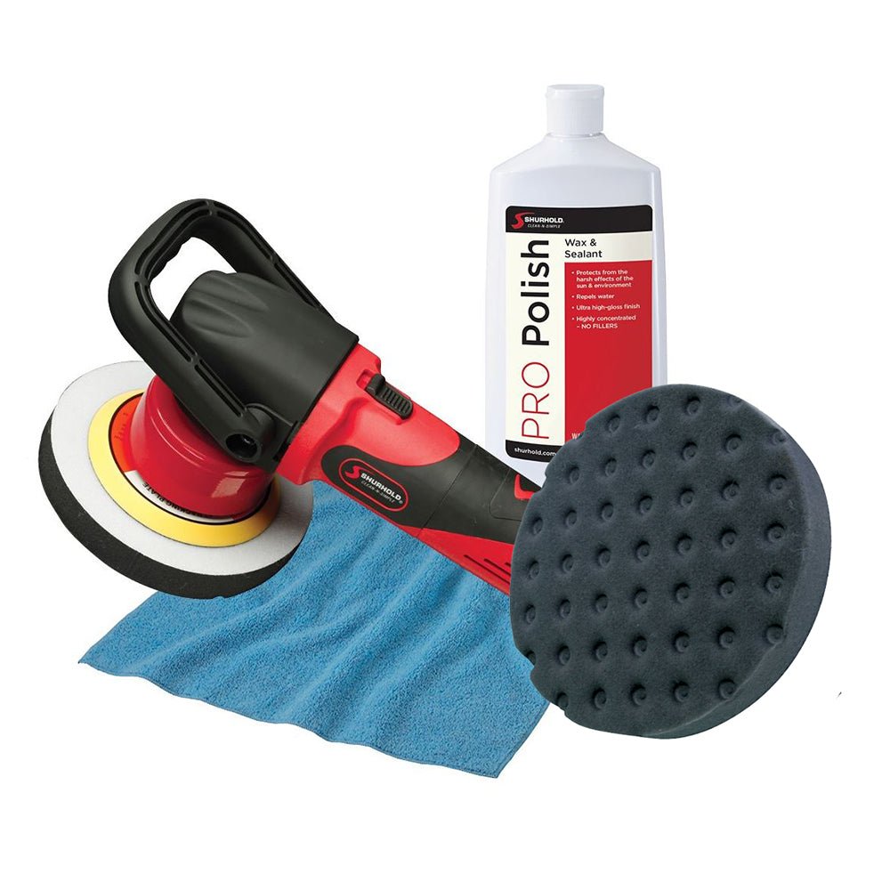 Shurhold Dual Action Polisher Start Kit w/Pro Polish, Pad & MicroFiber Towel - Life Raft Professionals