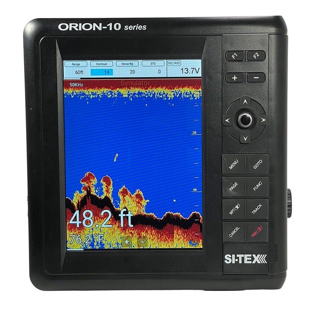 SI-TEX 10" Chartplotter System w/Internal GPS C-MAP 4D Card - Life Raft Professionals