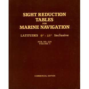 Sight Reduction Tables For Marine Navigation Pub. No. 229 (HO-229) – Commercial Edition - Life Raft Professionals