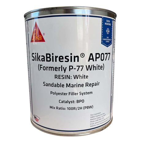 Sika SikaBiresin AP077 White Gallon BPO Hardener Required - Life Raft Professionals