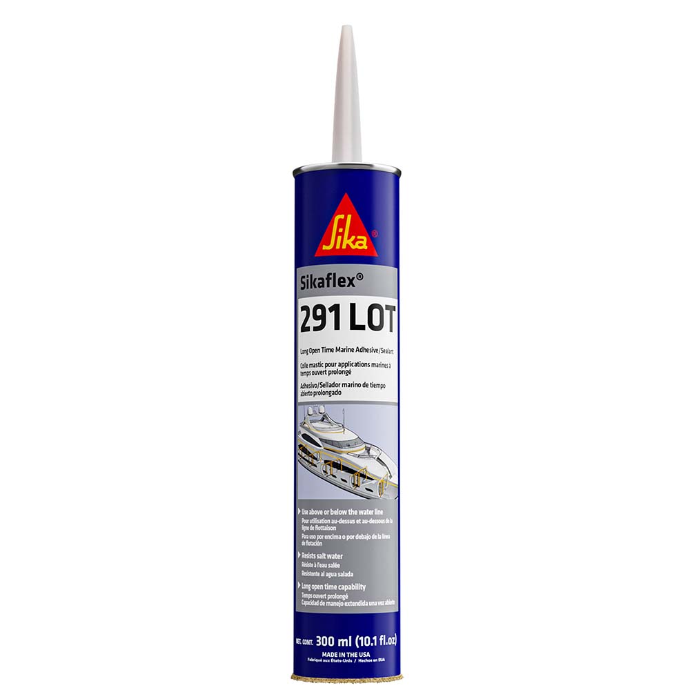 Sika Sikaflex 291 LOT Slow Cure Adhesive Sealant 10.3oz(300ml) Cartridge - Black - Life Raft Professionals