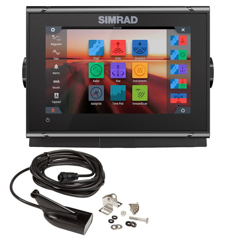 Simrad GO7 XSR Chartplotter/Fishfinder w/HDI Transom Mount Transducer C-MAP Discover Chart - Life Raft Professionals