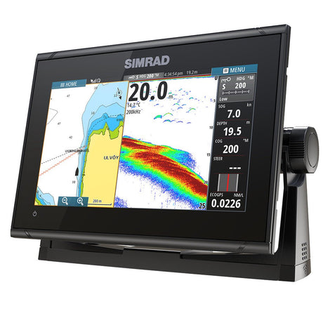 Simrad GO9 XSE Chartplotter/Fishfinder w/C-MA{ Discover Chart - No Transducer - Life Raft Professionals