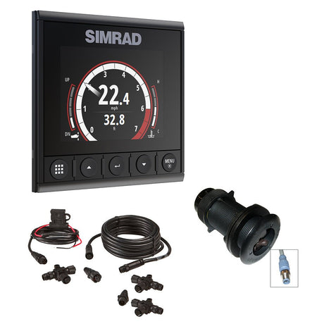 Simrad IS42 Speed/Depth Pack - IS42 Digital Display, DST800 Ducer & N2k Backbone Starter Kit - Life Raft Professionals