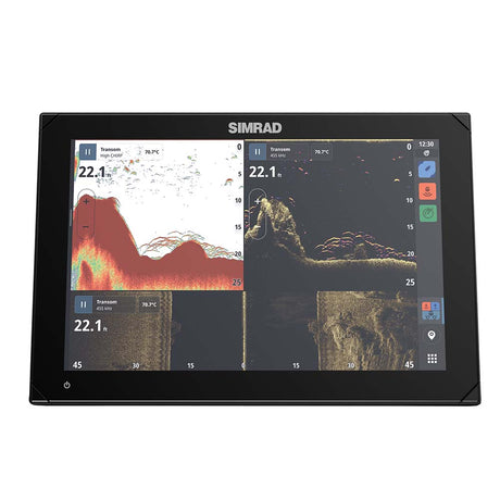 Simrad NSX 3012 Combo Chartplotter Fishfinder - Display Only - No Transducer - Life Raft Professionals