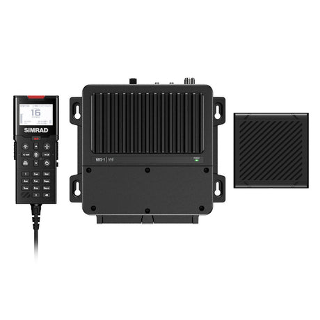 Simrad RS100 VHF Black Box Radio w/Handset Speaker - Life Raft Professionals
