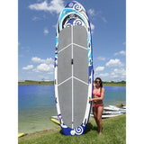 Solstice Watersports 16 Maori Giant Inflatable Stand-Up Paddleboard w/Leash 4 Paddles - Life Raft Professionals