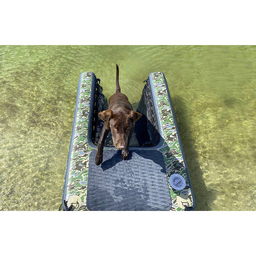 Solstice Watersports Inflatable PupPlank Dog Ramp - XL Sport - Camo - Life Raft Professionals