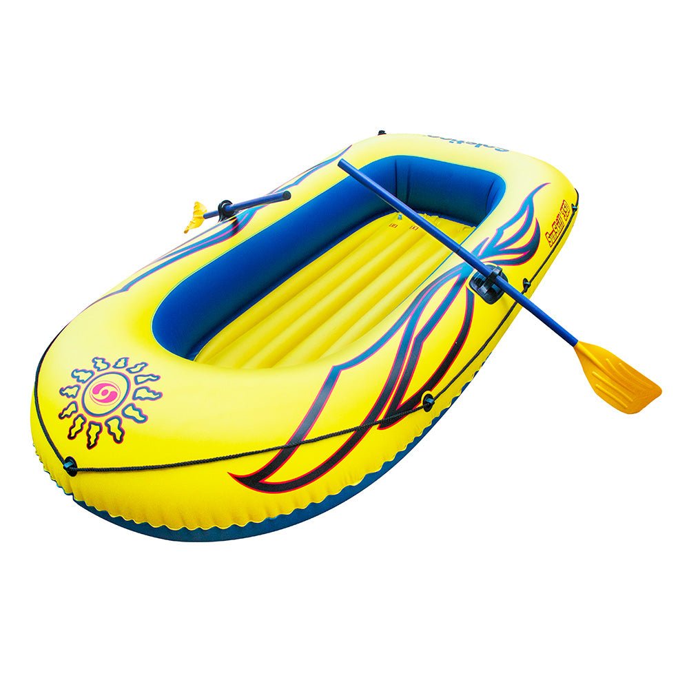 Solstice Watersports Sunskiff 3-Person Inflatable Boat Kit w/Oars Pump - Life Raft Professionals