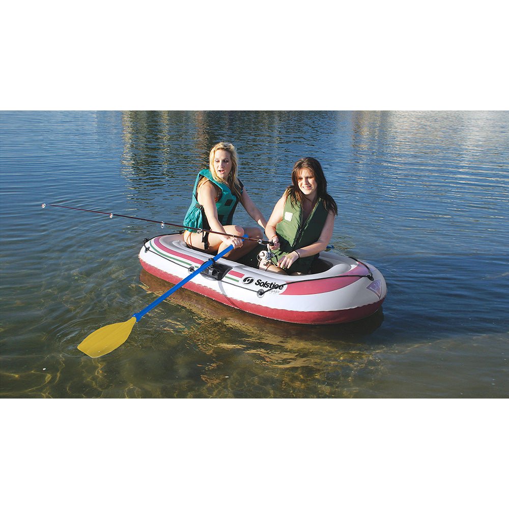 Solstice Watersports Voyager 2-Person Inflatable Boat Kit w/Oars Pump - Life Raft Professionals