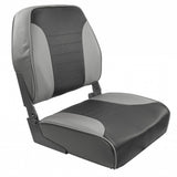 Springfield Economy Multi-Color Folding Seat - Grey/Charcoal - Life Raft Professionals
