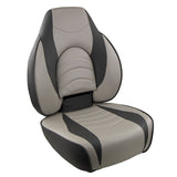 Springfield Fish Pro High Back Folding Seat - Charcoal/Grey - Life Raft Professionals