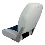 Springfield High Back Multi-Color Folding Seat - Blue/Grey - Life Raft Professionals