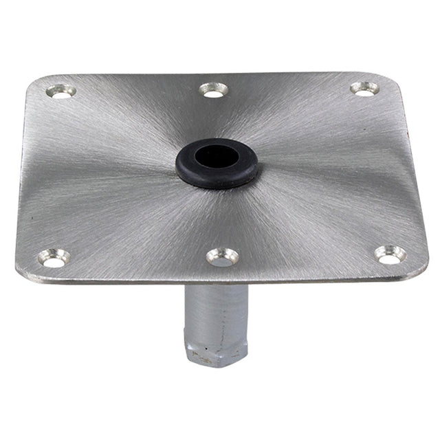 Springfield KingPin 7" x 7" Stainless Steel Square Base (Threaded) - Life Raft Professionals