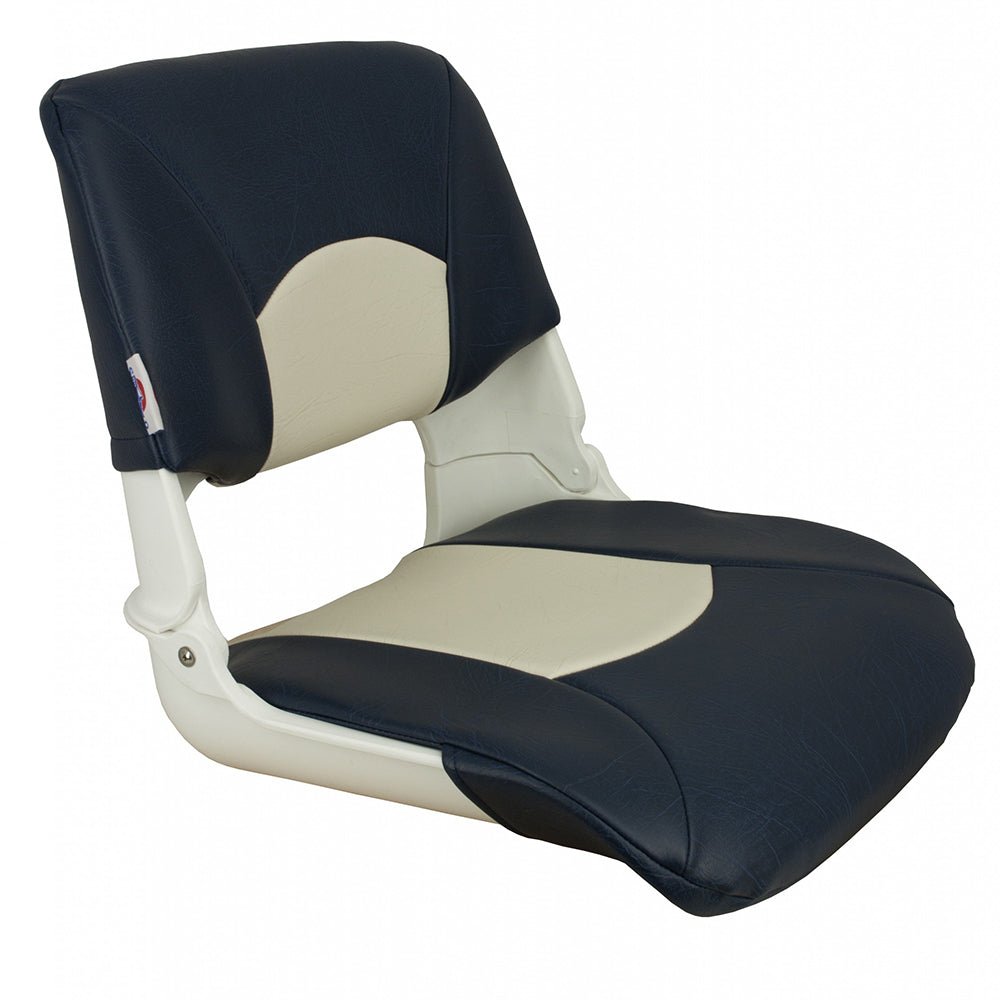 Springfield Skipper Standard Seat Fold Down - White/Blue - Life Raft Professionals
