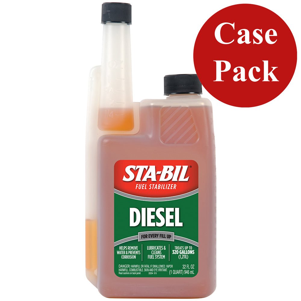 STA-BIL Diesel Formula Fuel Stabilizer Performance Improver - 32oz *Case of 4* - Life Raft Professionals