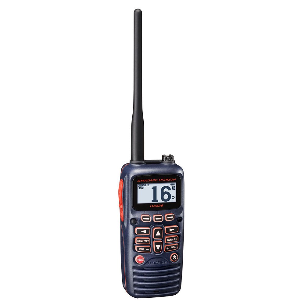 Standard Horizon HX320 Handheld VHF 6W, Bluetooth, USB Charge - Life Raft Professionals