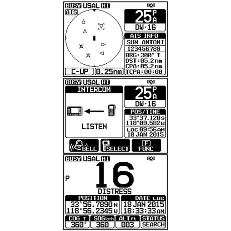 Standard Horizon Quantum GX6000 25W Commercial Grade Fixed Mount VHF w/NMEA 2000, Integrated AIS receiver, Speaker Mic [GX6000] - Life Raft Professionals