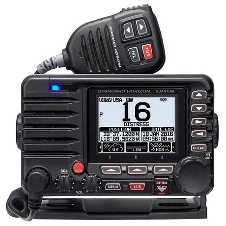 Standard Horizon Quantum GX6000 25W Commercial Grade Fixed Mount VHF w/NMEA 2000, Integrated AIS receiver, Speaker Mic [GX6000] - Life Raft Professionals