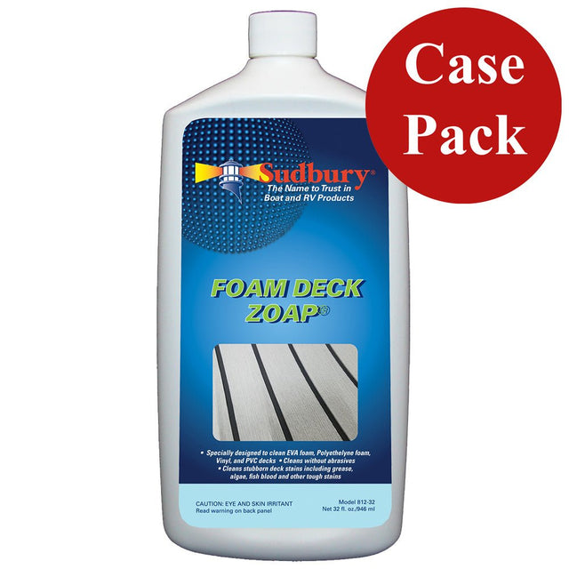 Sudbury Foam Deck Zoap Cleaner - 32oz *Case of 6* - Life Raft Professionals
