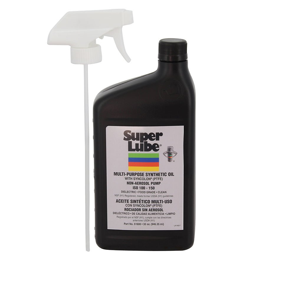 Super Lube Food Grade Synthetic Oil - 1qt Trigger Sprayer - Life Raft Professionals