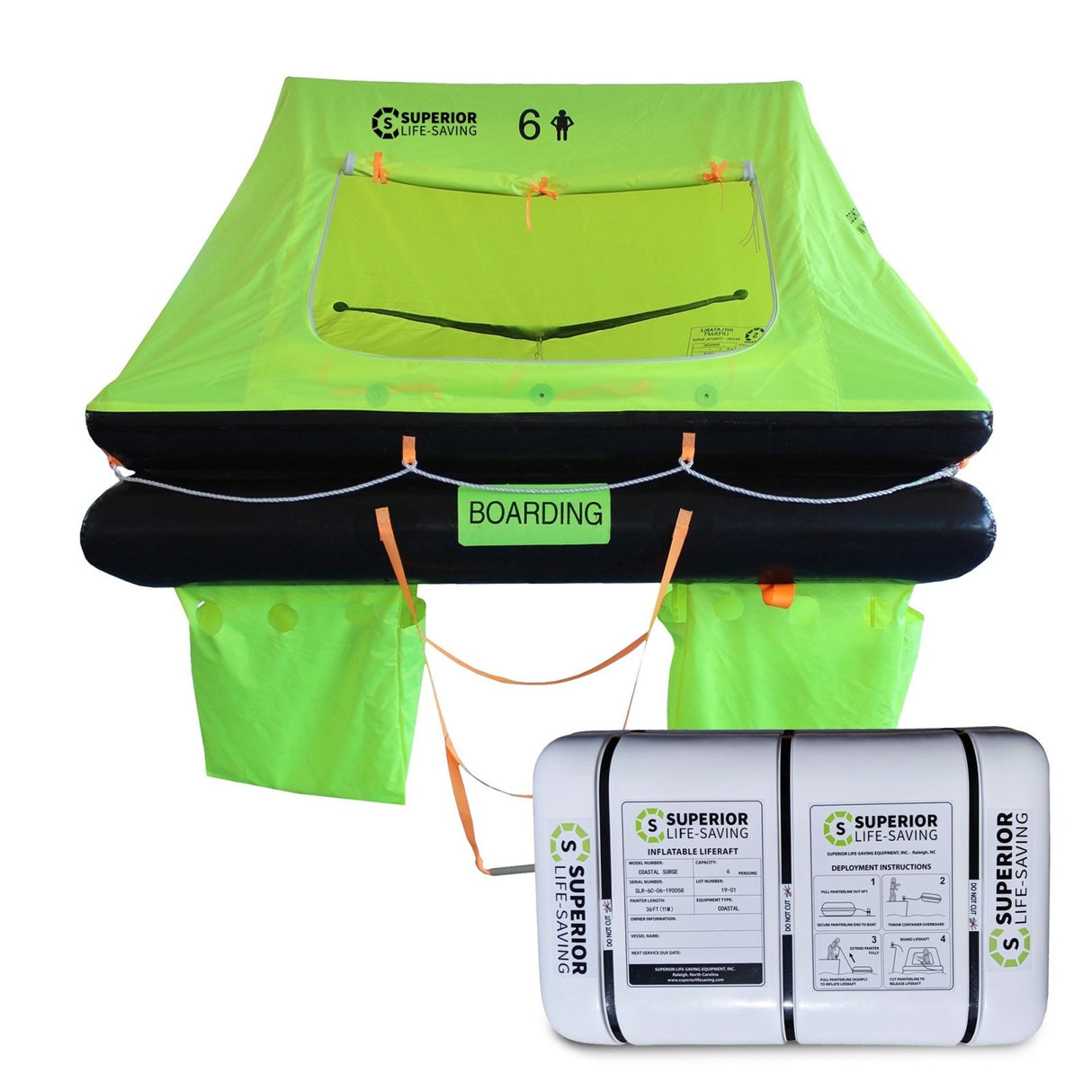 Superior Coastal Surge Life Raft - Life Raft Professionals