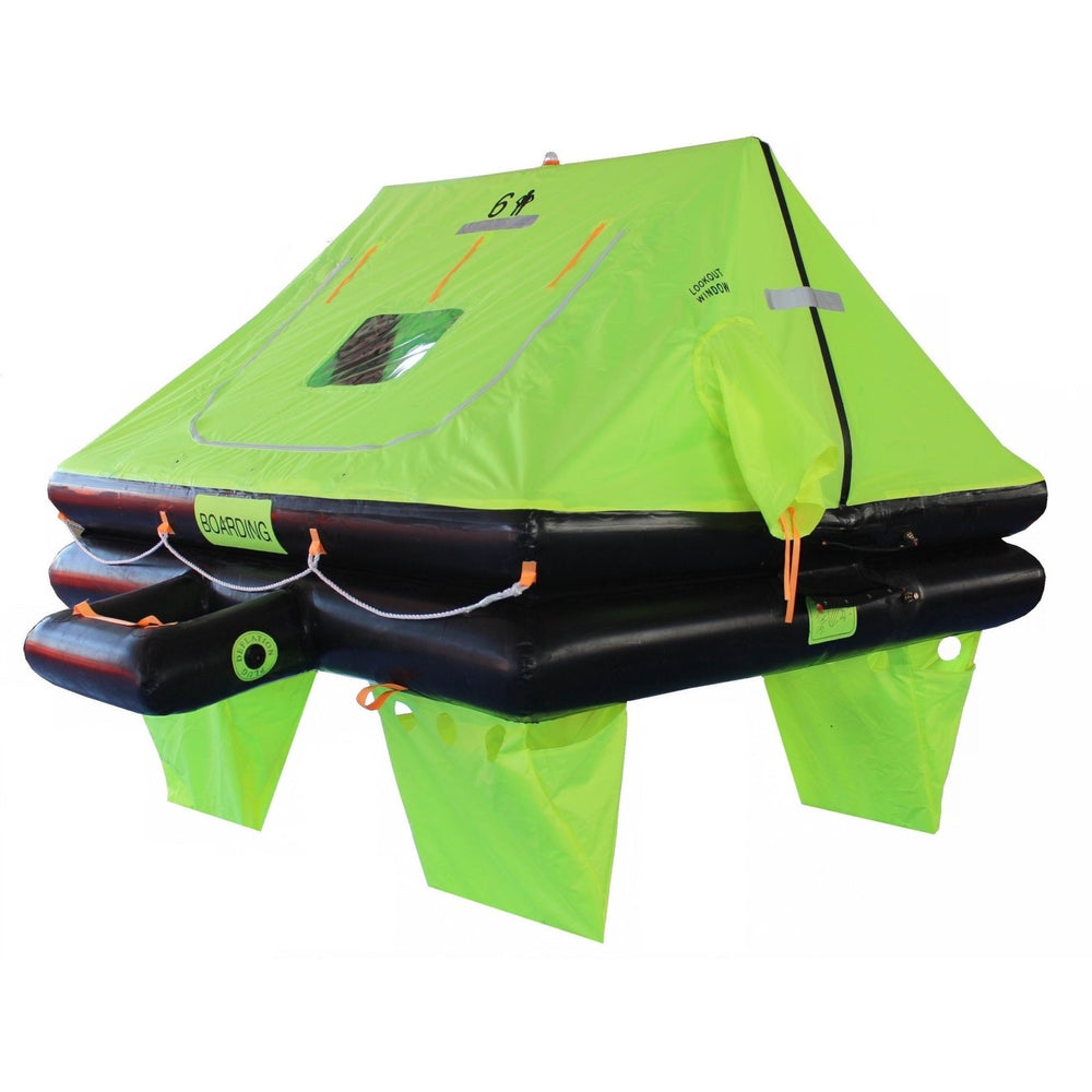 Superior ISO Wave Racer Life Raft, 4 - 12 Person - Life Raft Professionals