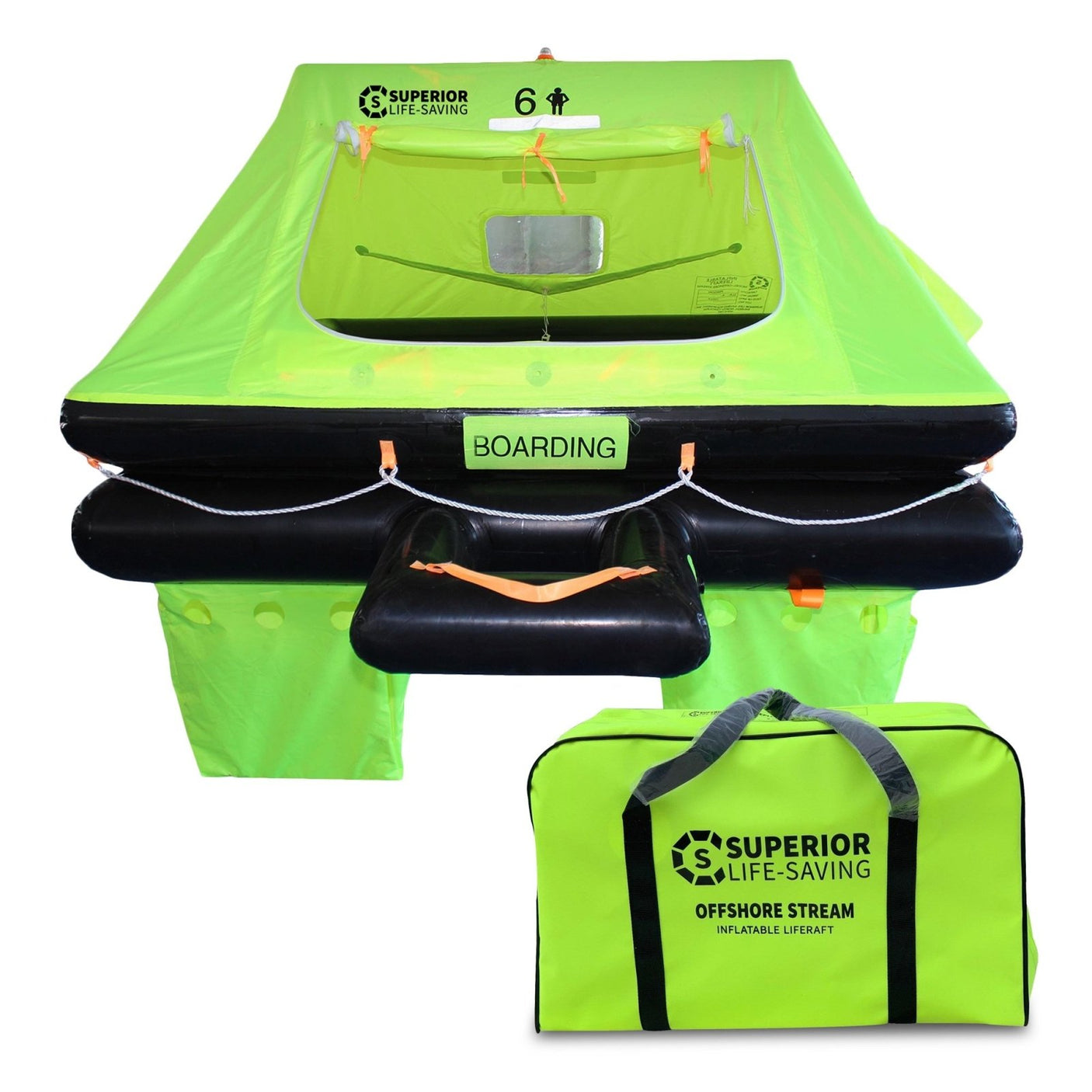 Superior Offshore Stream Life Raft, 4 - 8 person - Life Raft Professionals